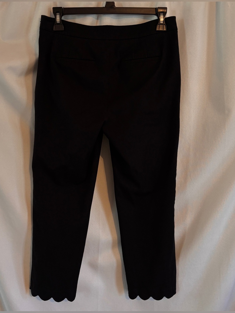Talbots Black Women's Tailored Chatham Cropped Pants ~ Size 2 ~ Graduation, Work